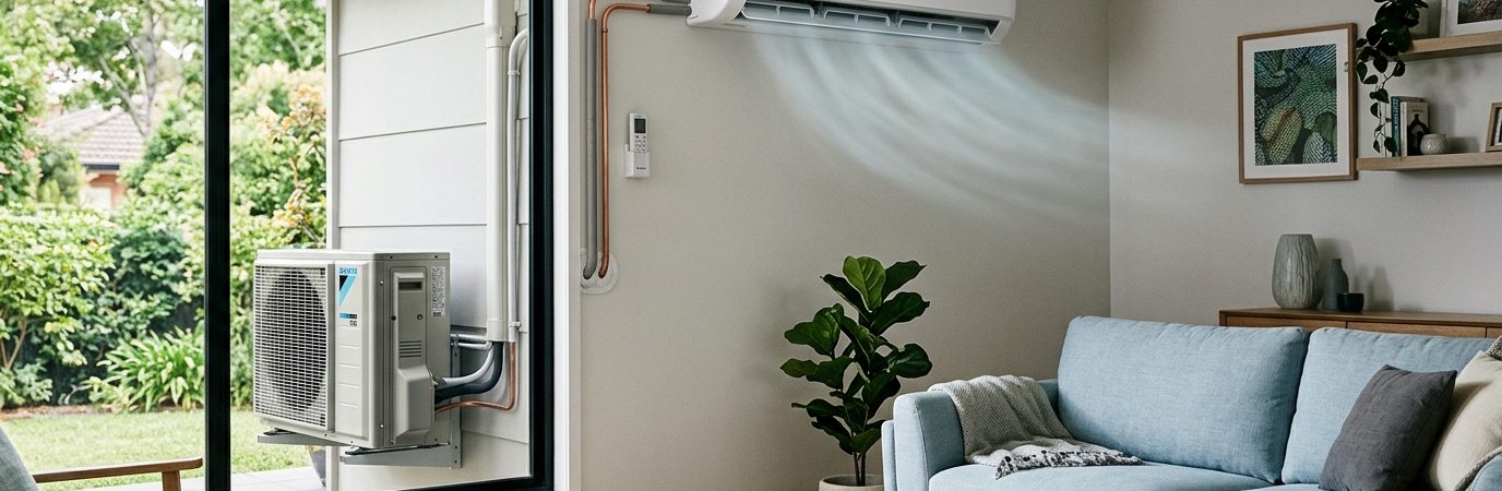 Airconditioned Living Room with Sofa and small center table